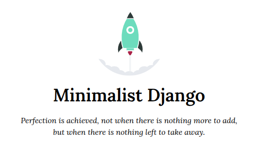 minimalistdjango.com website
